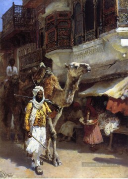 indienne Tableau Peinture - Homme à la tête d’un chameau Indienne
